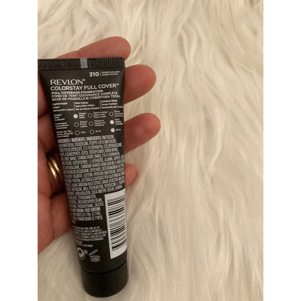 Revlon ColorStay Full Cover Foundation 310 Warm Golden 1oz Matte MAKEUP
